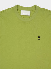 Ami Paris Matcha Green Ami de Coeur Cotton T-Shirt