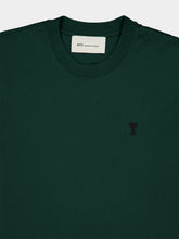 Ami Paris Bottle Green Ami De Coeur Cotton T-Shirt