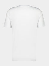 Marni White Cotton T-Shirt with Green Logo