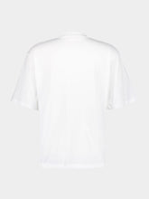 Marni Lily White T-Shirt with Floral Logo Print