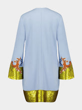 Paula Hydra A-Line Embroidered Mini Dress