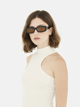 Retrosuperfuture Black Zaga Refined Rectangular Sunglasses