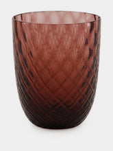Nasonmoretti Violet Optic Twisted Idra Water Glass