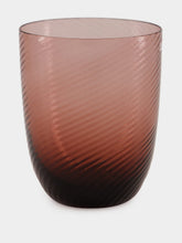 Nasonmoretti Violet Rigadin Idra Water Glass