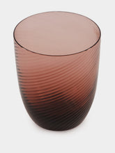 Nasonmoretti Violet Rigadin Idra Water Glass