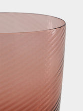 Nasonmoretti Violet Rigadin Idra Water Glass