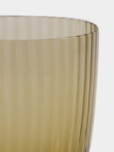 Nasonmoretti Brown Rigadin Idra Water Glass