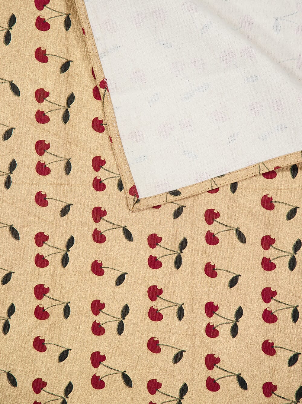 Cherry Print Cotton Tablecloth