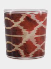 Les Ottomans Ikat Red Glass