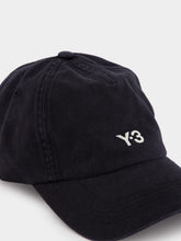Y-3 Embroidered Black Logo Cap