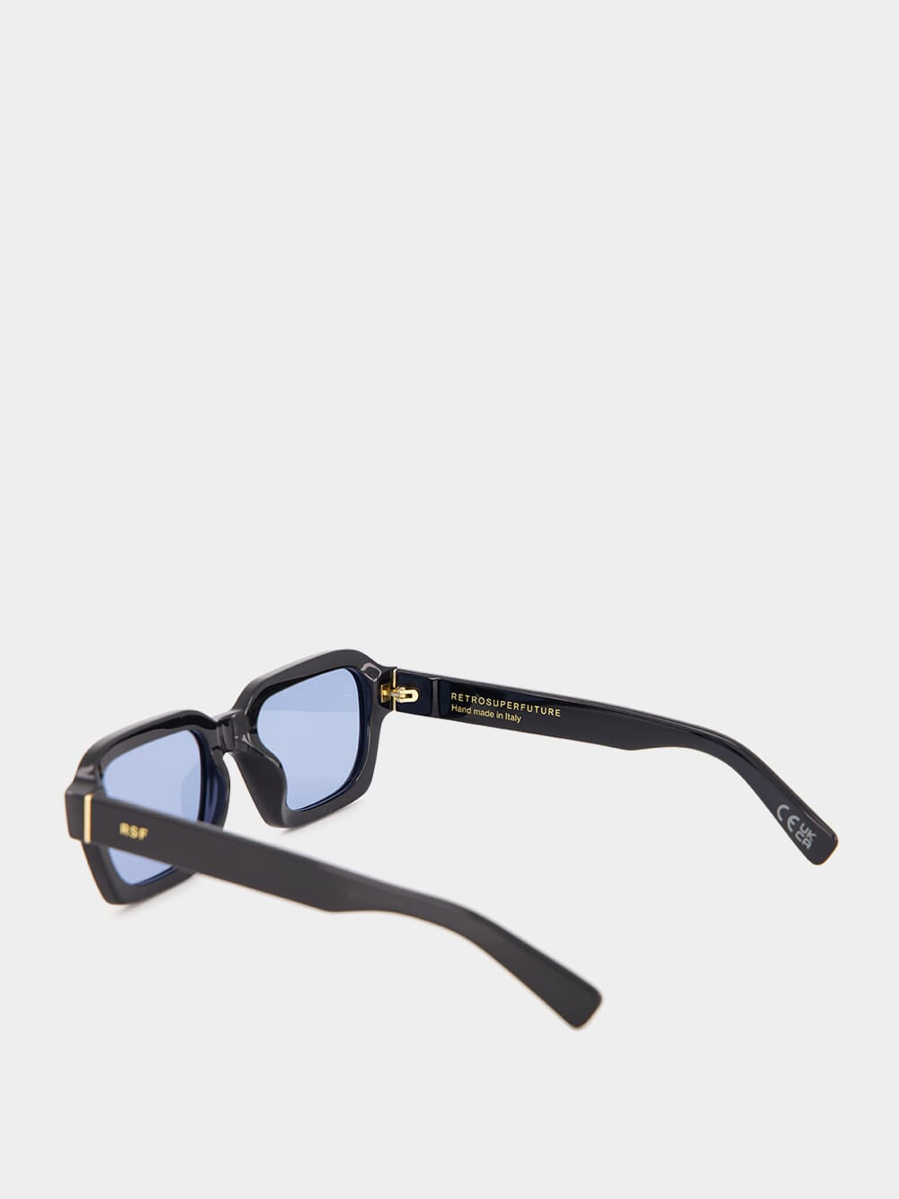 Caro Azure Rectangular Sunglasses