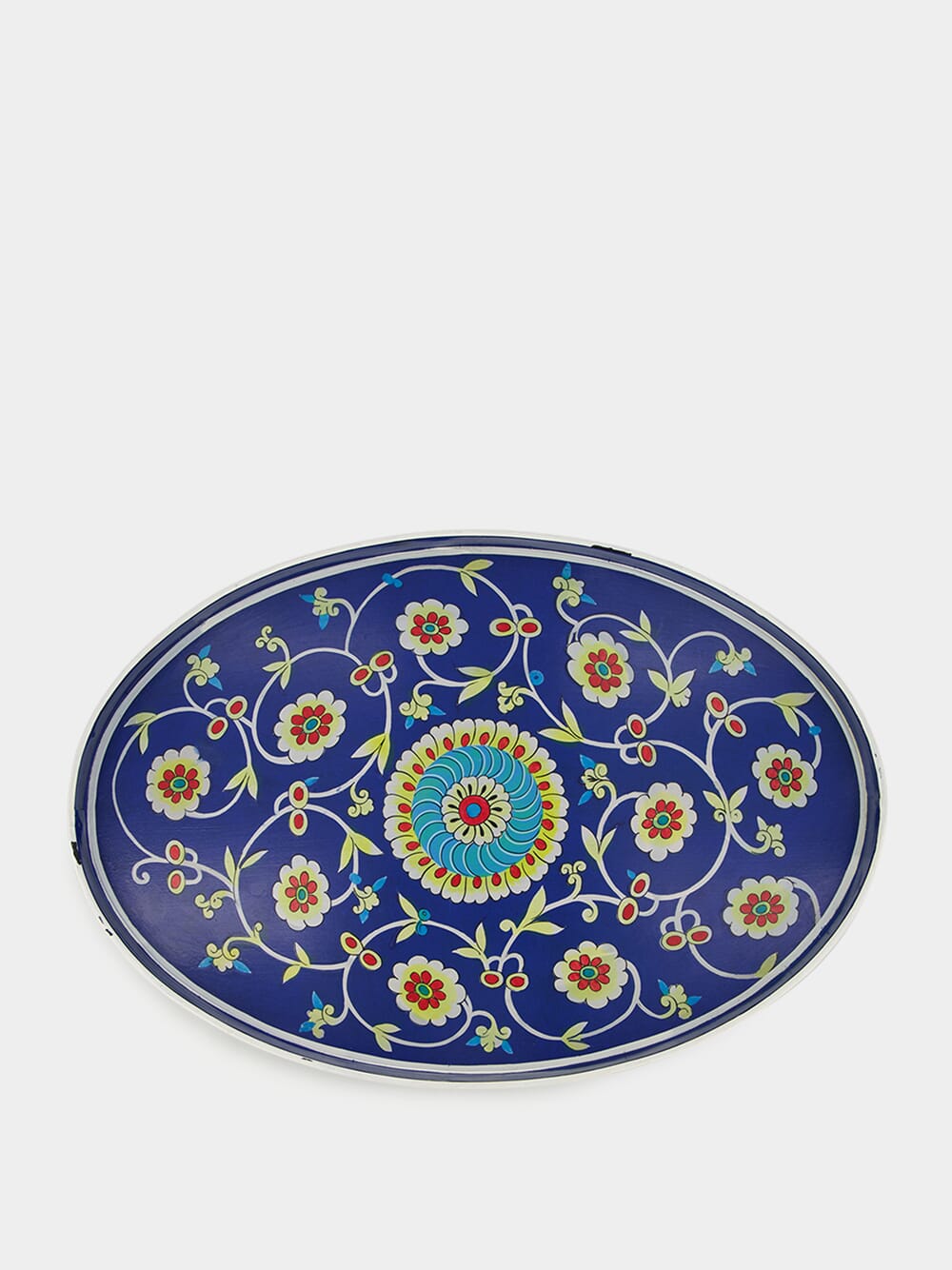 Oval Iron Tray 48cm