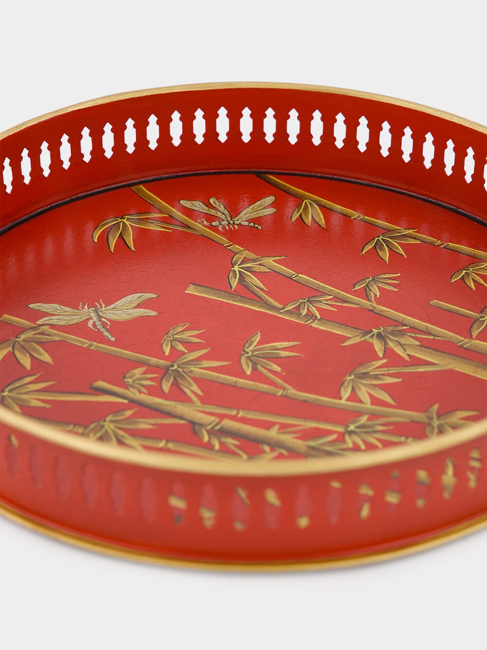 Flora iron tray Bamboo 28cm