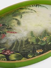 Les Ottomans Handpainted Jungle Iron Tray