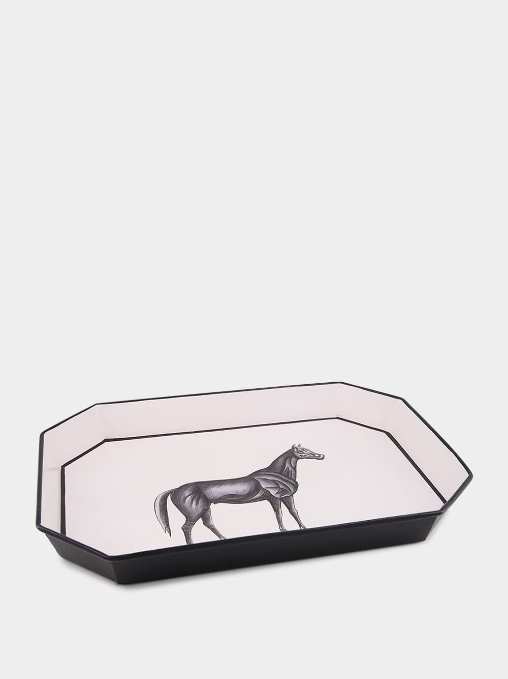 Handpainted Horse Iron Tray