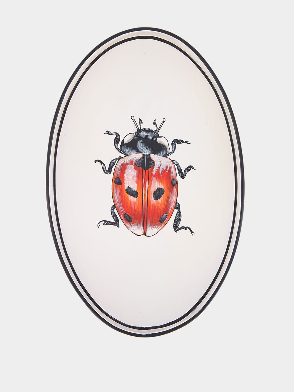 Handpainted Ladybug Tray