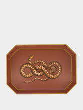 Les Ottomans Hand-Painted Snake Tray