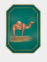 Les Ottomans Handpainted Camel Tray
