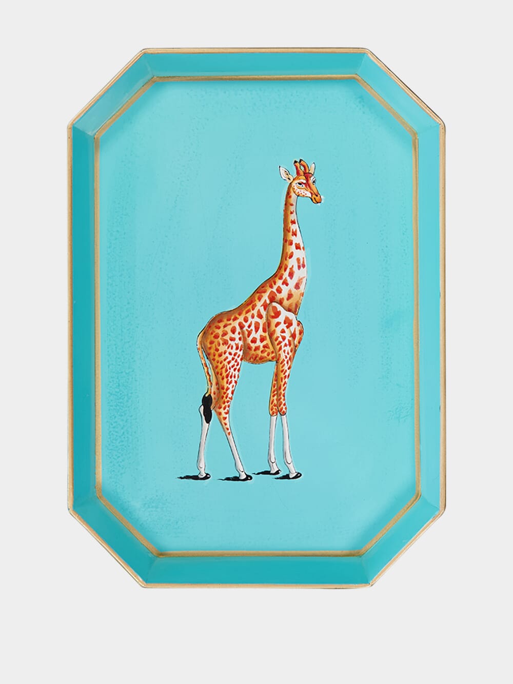 Fauna Iron Tray Giraffe 43cm