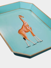 Les Ottomans Fauna Iron Tray Giraffe 43cm