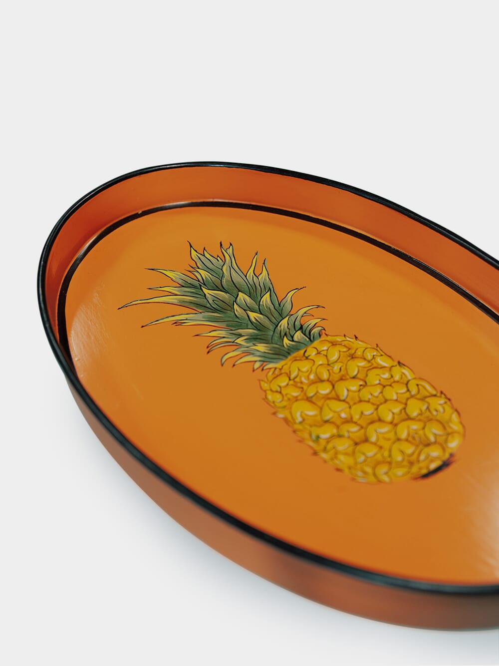 Pineapple Handpainted Iron Tray