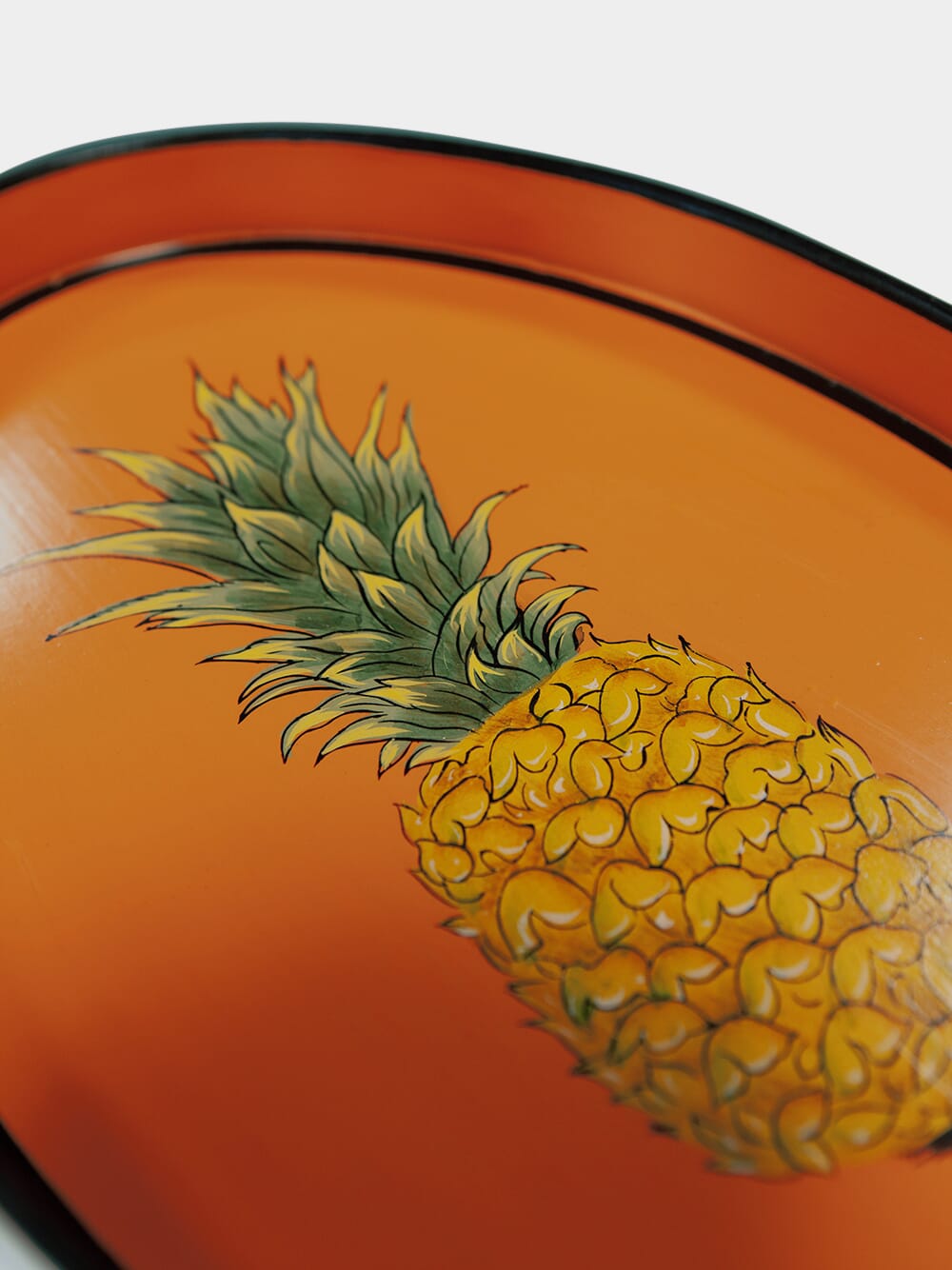 Pineapple Handpainted Iron Tray