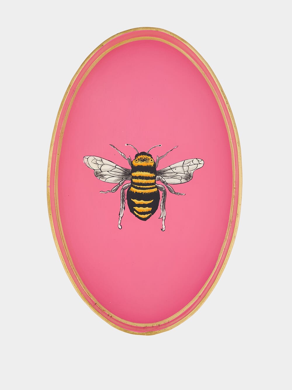 Bee Handpainted Iron Tray