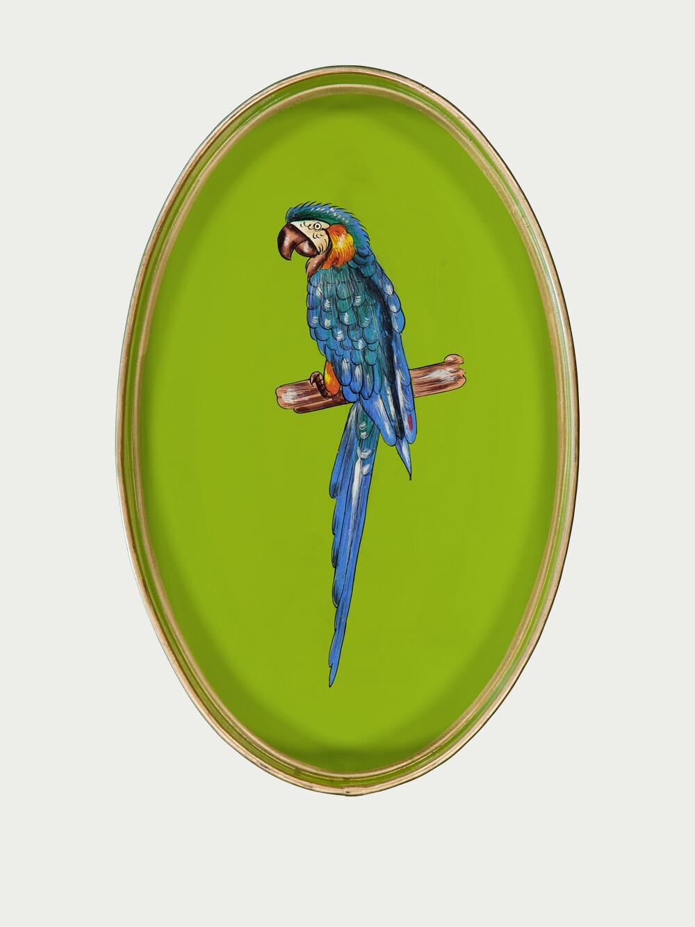 Fauna iron tray Parrot 33cm