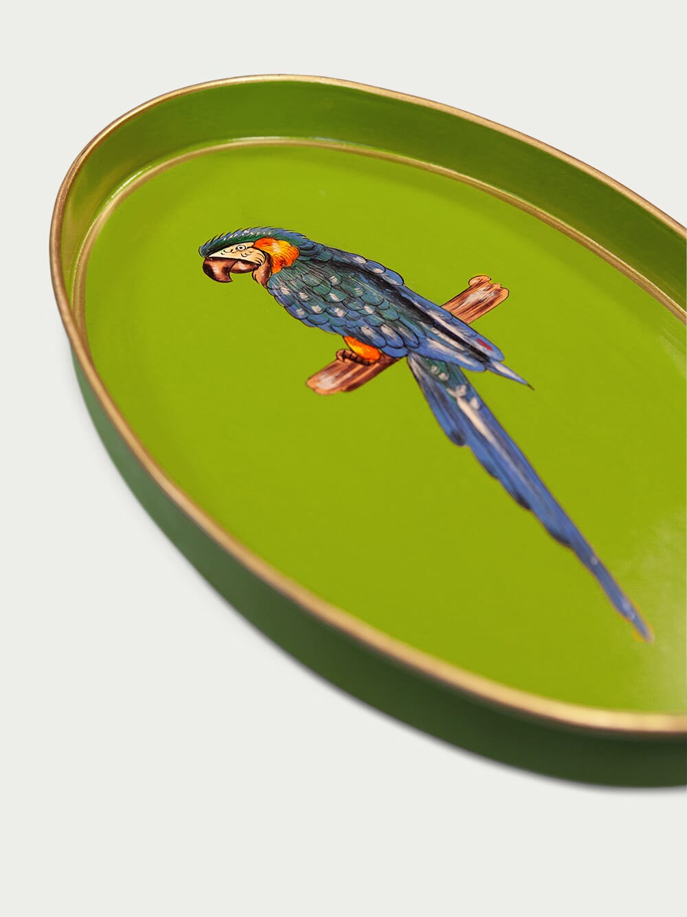 Fauna iron tray Parrot 33cm