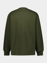 Y-3 Green Loose Crew Sweater