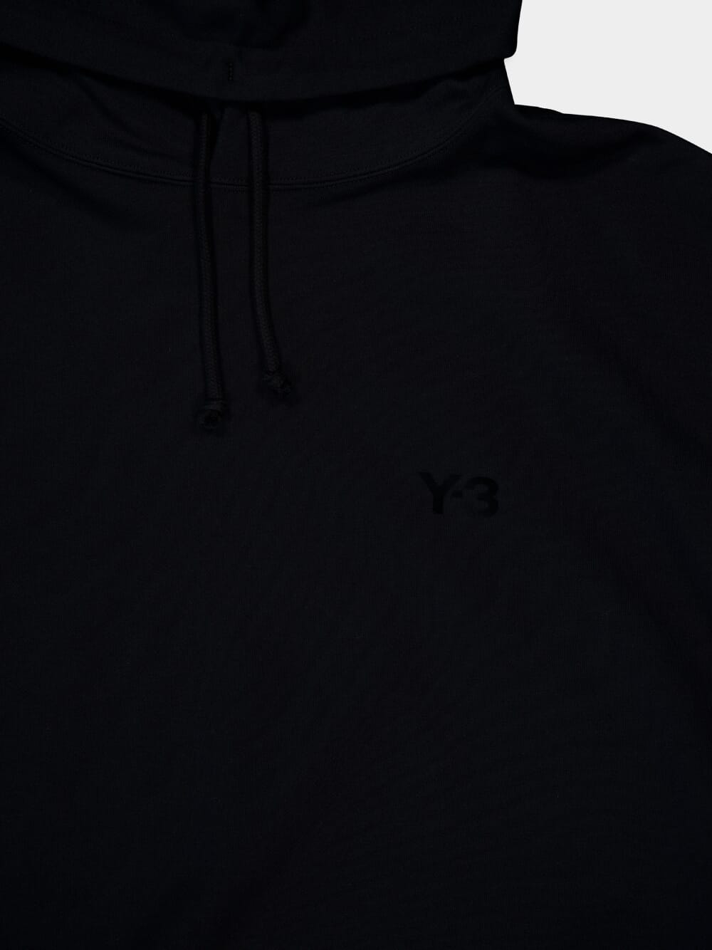 Black Brushed Terry Hoodie