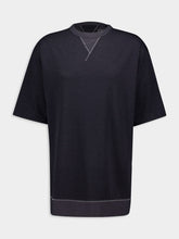 Y-3 Black Oversized Wool T-Shirt