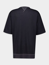 Y-3 Black Oversized Wool T-Shirt