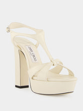 Jimmy Choo Latte Kesia 120 Platform High-Heel Sandals