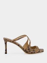 Jimmy Choo Anise 75 Kigali Snake Print Mules