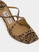 Jimmy Choo Anise 75 Kigali Snake Print Mules