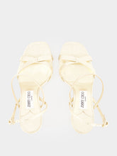 Jimmy Choo Platinum Elsy 85 Metallic Sandals