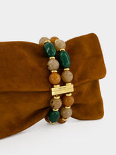 Jimmy Choo Zandra Tan Suede Clutch Bag