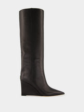 Jimmy Choo Black Blake 85 Smooth Leather Heeled Boots