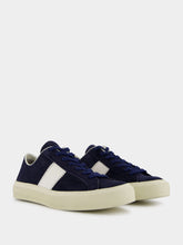 Tom Ford Midnight Blue Suede Cambridge Sneaker