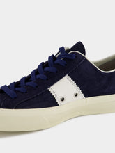 Tom Ford Midnight Blue Suede Cambridge Sneaker