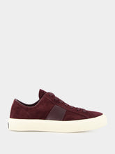 Tom Ford Burgundy Suede Cambridge Sneakers
