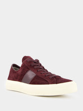 Tom Ford Burgundy Suede Cambridge Sneakers