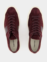 Tom Ford Burgundy Suede Cambridge Sneakers