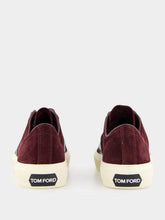 Tom Ford Burgundy Suede Cambridge Sneakers