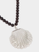 Julietta Holbox Garnet Shell Pendant Necklace