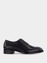 Tom Ford Black Burnished Leather Elkan Lace Up