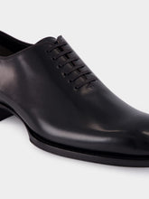Tom Ford Black Burnished Leather Elkan Lace Up