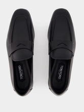 Tom Ford Black Leather Loafers