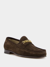 Tom Ford Suede York Chain Loafer